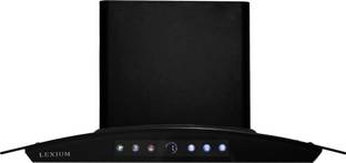 Lexium Venus Auto Clean Wall Mounted Black 1200 CMH Chimney