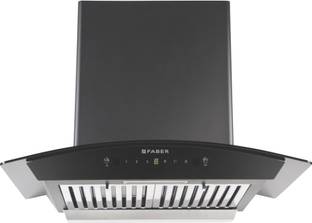 FABER HOOD FEEL PRO TC SC BF BK 60 Wall Mounted Black 1320 CMH Chimney