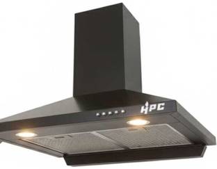 HPC CHFIN KING SUPER ECO (FIN) Wall and Ceiling Mounted BLACK 1100 CMH Chimney