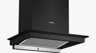 BOSCH DWGA68G60I Auto Clean Wall Mounted Black 950 CMH Chimney