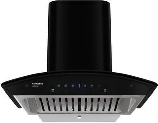 Crompton CHD-ISC60BFE-EC Auto Clean Curved Glass 60 cm| Intelli Auto Clean| Low Noise Wall Mounted Bla...