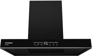 Crompton CHD-QPVB60FLE-MBL Auto Clean Wall Mounted Midnight Black 1450 CMH Chimney