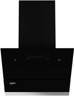 Crompton CHD-IWI60FLE-IND Auto Clean IntelliWave 60 CM Wall Mounted Black 1352 CHM Chimney