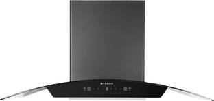 FABER Hood Polo IN HC SC BK 90 Auto Clean Wall Mounted Black 1200 CMH Chimney