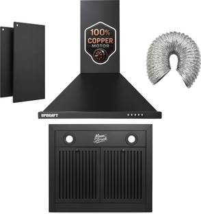 Moonstruck Updraft 60cm 1200 m³/hr Chimney | 135W Copper Motor | 5 Yr Motor Warranty 1200 CMH 60 cm Ch...