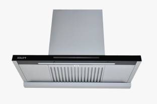 Kraft Italy GRACE 75 Auto Clean Wall Mounted GRAY 1900 CMH Chimney