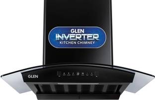 Glen ISPA BLDC AC BL 60cm Auto Clean Curved Glass 60 cm|BLDC Motor|Touch & Gesture Control| Autoclean|...