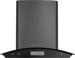 Preethi KH208 Wall Mounted Black 1200 CMH Chimney