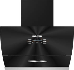 Maplin Voice 90 Matte Auto Clean Wall Mounted Black 1400 CMH Chimney
