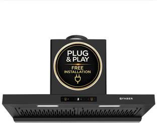 FABER HOOD NOVA BLDC PNP HC FL SC BK IN 90-T 1500 CMH 90 cm Plug n play 90 cm Auto Clean Chimney