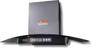 Hindware Raylene75 Auto Clean Wall Mounted Grey 1700 CMH Chimney
