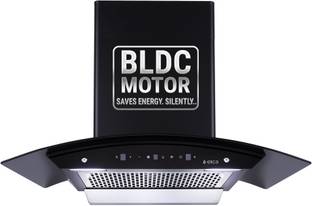Elica WDFL 900 BLDC HAC LTW MS NERO Auto Clean Curved Glass 90 CM | BLDC Motor | 15 Years Motor Warran...