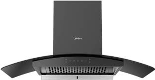 Midea 90V11 Auto Clean Wall Mounted Black 1250 CMH Chimney