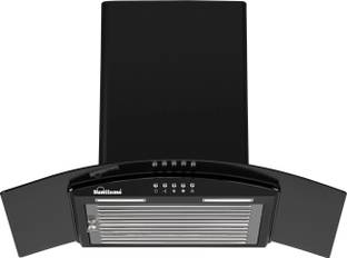 Sunflame Bella 60 cm Wall Mounted Black 1100 CMH Chimney