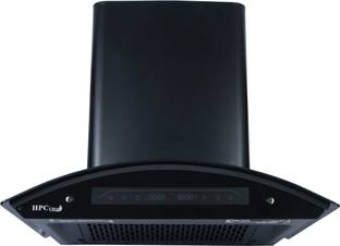 HPC ultra FARO_BLDC Auto Clean Wall Mounted BLACK 1300 CMH Chimney