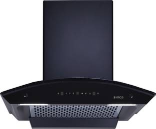 Elica WDFL PLUS HAC LTW 60 MS NERO Auto Clean Wall Mounted Black 1500 CMH Chimney