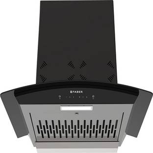 FABER HOOD EVEREST 3D IN HC SC FL LG 60 Auto Clean Wall Mounted Black 1250 CMH Chimney