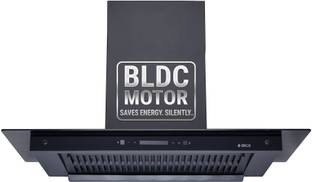 Elica FLAT FL 900 MAX BLDC HAC LTW MS NERO ( FULL GRILL) Auto Clean Wall Mounted Black 1600 CMH Chimne...