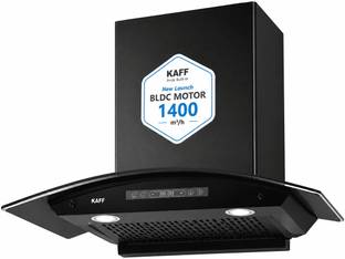 Kaff KCF90-DC 1400 CMH 90 cm BLDC Low Noise, Filterless Easy Clean, Touch/Motion Sensor with Digital D...