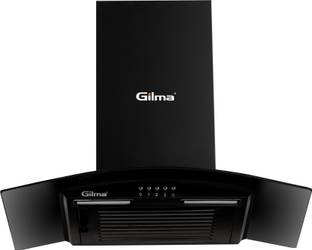 Gilma Aries 60 Wall Mounted Black 1150 CMH Chimney