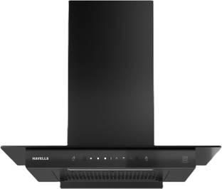 HAVELLS GHKCNAXK000 Auto Clean Wall and Ceiling Mounted Black 750 CMH Chimney