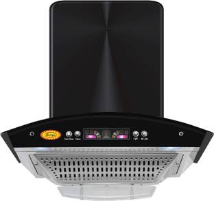 SURYA Boat Black Auto Clean Wall Mounted Black 1400 CMH Chimney