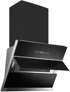 HPC 3 sped glass 60 cm voice control &motion sensor Auto Clean Wall Mounted black 1300 CMH Chimney