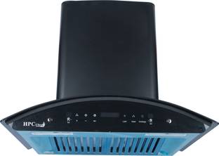 HPC C-Glass-60 Auto Clean Wall and Ceiling Mounted C_Black-60 1300 CMH Chimney