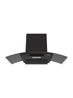 Eurodomo HOOD CLASSY IN HC SC FL BK 90 1200 CMH 90 cm Curved Glass 90 cm|Filterless|Heat Autoclean| To...