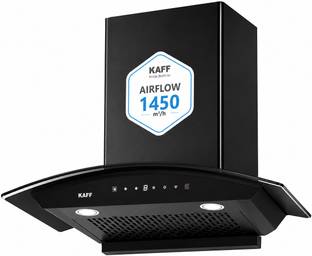 Kaff KCF60 1450 CMH 60 cm Digital Display, Touch & Motion Sensor, Filterless, Auto Clean Chimney