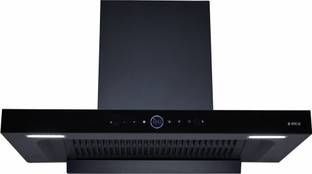 Elica SPT MAX PRO PLUS FL 900 BLDC HAC LTW MS Auto Clean Wall Mounted Black 1600 CMH Chimney