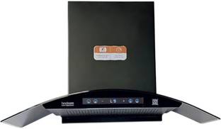 Hindware Dvina NEO 75 cm chimney Auto Clean Wall Mounted black mat 1200 CMH Chimney