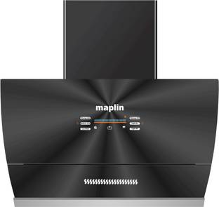 Maplin Map-VC90-2021 Black Auto Clean Wall Mounted Black 1400 CMH Chimney