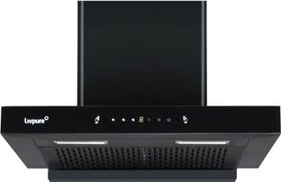 LIVPURE FENIX-60-FL-HAC Auto Clean Wall Mounted Black 1400 CMH Chimney