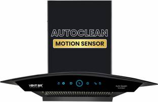 Ventair Auto Queen Motion Sensor Auto Clean Wall Mounted Black 1200 CMH Chimney