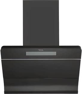 Hindware FLORENCE 75 | Filterless | Turbo Mode | MaxX Suction 1550 m³/hr* | BLDC Motor | Auto Clean Wall Mounted Black 1550 CMH Chimney
