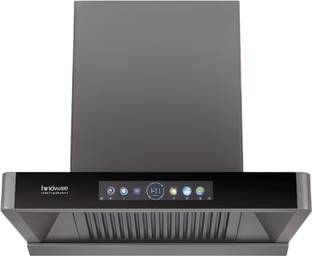 Hindware MARCELLA 60 | Filterless Technology | MaxX Suction 1700 m³/hr* | BLDC Motor | Auto Clean Wall Mounted GREY 1700 CMH Chimney
