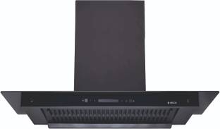 Elica FLAT FL 900 MAX BLDC HAC LTW FULL GRILL Auto Clean Wall Mounted Black 1600 CMH Chimney