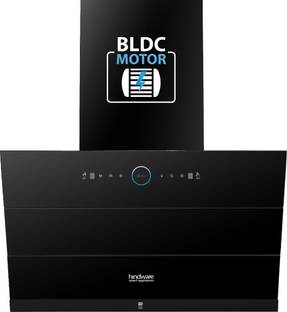 Hindware Smart Appliances Skyla Neo BLDC 60 CM Auto Clean Wall Mounted Black 1500 CMH Chimney