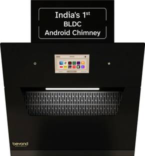 Beyond Appliances BA-SL-ER-AD-BL-60-CH 1800 CMH 60 cm Auto Clean Chimney