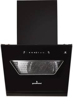goodflame HECTA 60 CM AUTO CLEAN CHIMNEY Auto Clean Wall Mounted Black 1550 CMH Chimney