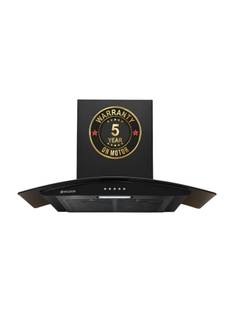FULTON SILENT PRO PB 60 1450 CMH 60 cm Slim Curve Shape Push Button Chimney Filter Less Low Noise Powe...