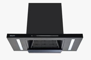 Kraft Italy NATTY 75 Auto Clean Wall Mounted Black 1900 CMH Chimney