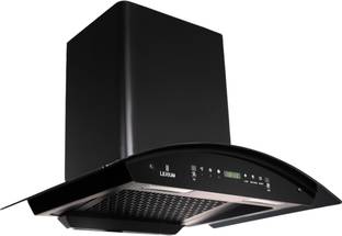 Lexium Titan 75 Auto Clean Wall Mounted Black 1400 CMH Chimney