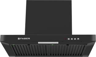 FABER HOOD MARS PB BF BK 60 Wall Mounted Black 1000 CMH Chimney