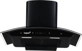 LIVPURE AVIAN-90-FL-HAC Auto Clean Wall Mounted Black 1450 CMH Chimney