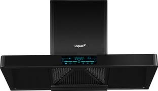 LIVPURE DASH-90-FL-HAC Auto Clean Wall Mounted Black 1450 CMH Chimney