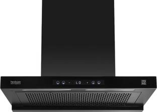 Hindware DARCIA BLDC 90 | New Launch 2025 | BLDC Motor | Filterless Auto Clean Wall Mounted BLACK 1500 CMH Chimney