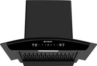 FABER HOOD CREST PRO IN HC SC FL BK 60 Auto Clean Wall Mounted BLACK 1350 CMH Chimney