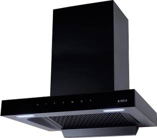 Elica FL 600 SPT HAC MS NERO Auto Clean Wall Mounted Black 1350 CMH Chimney